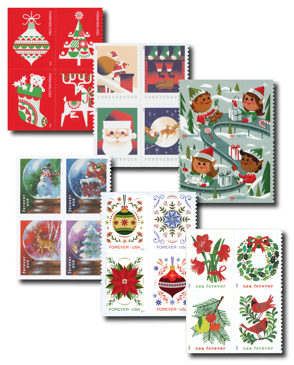 1205/6036 - 1962-2025 Contemporary Christmas, Complete Set of 292