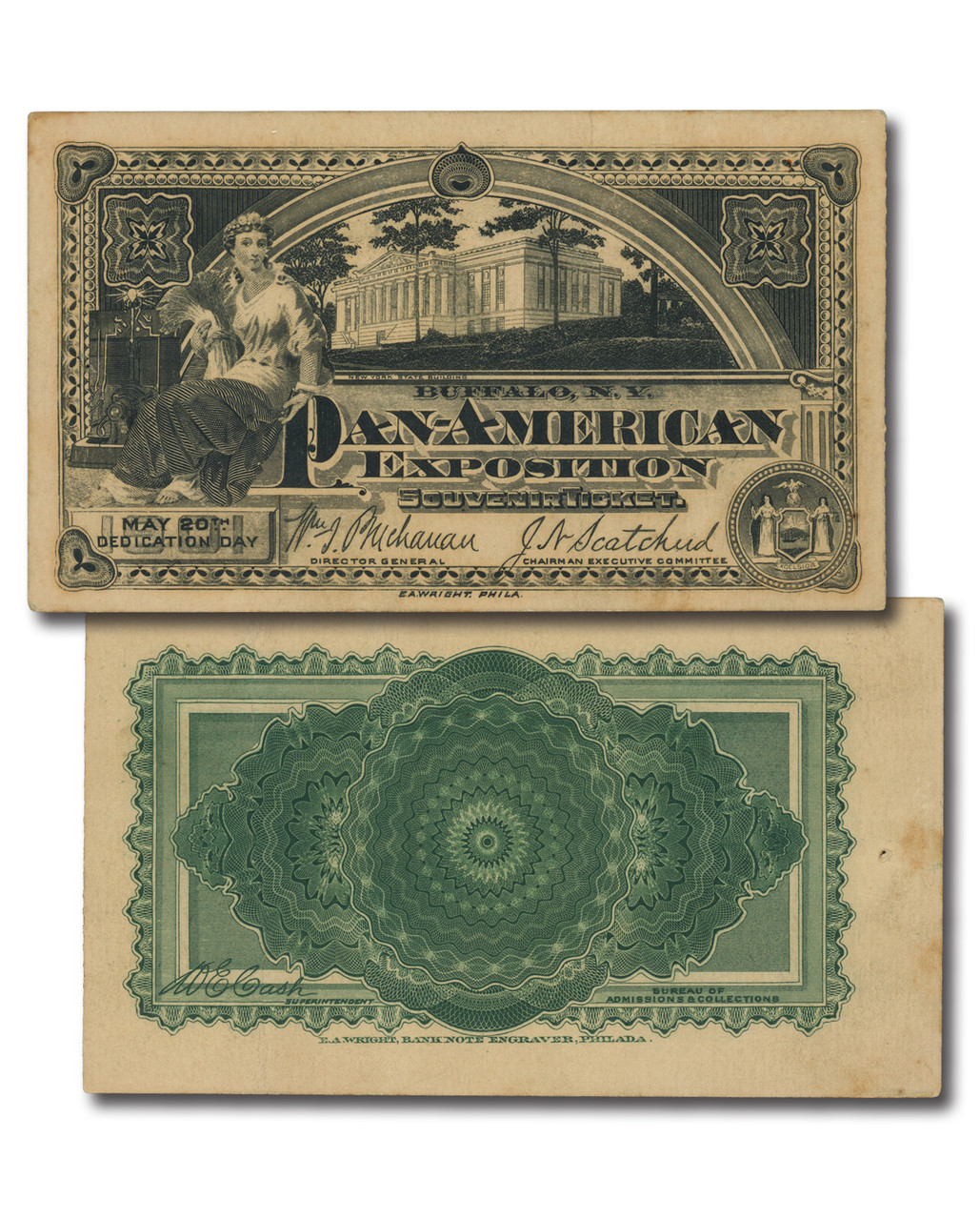 MA2123 - 1901 Pan-American Exposition Dedication Day Souvenir