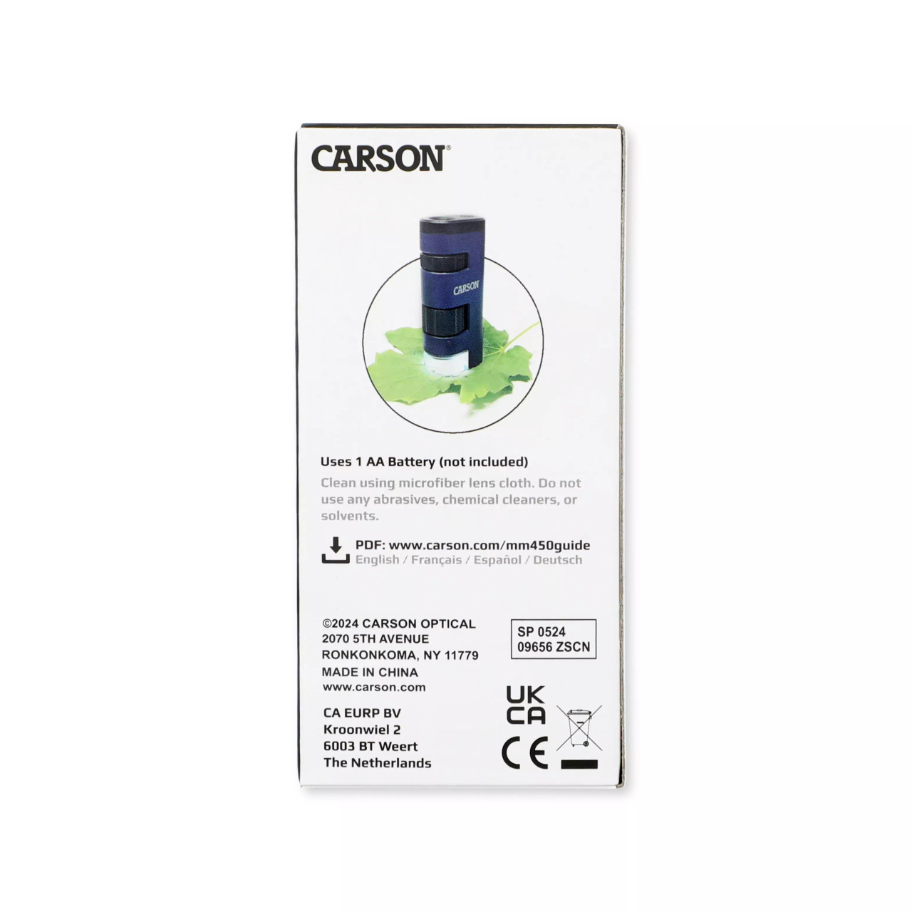 LS360 - Carson PocketMicro 20x-60x Lighted Magnifier Microscope