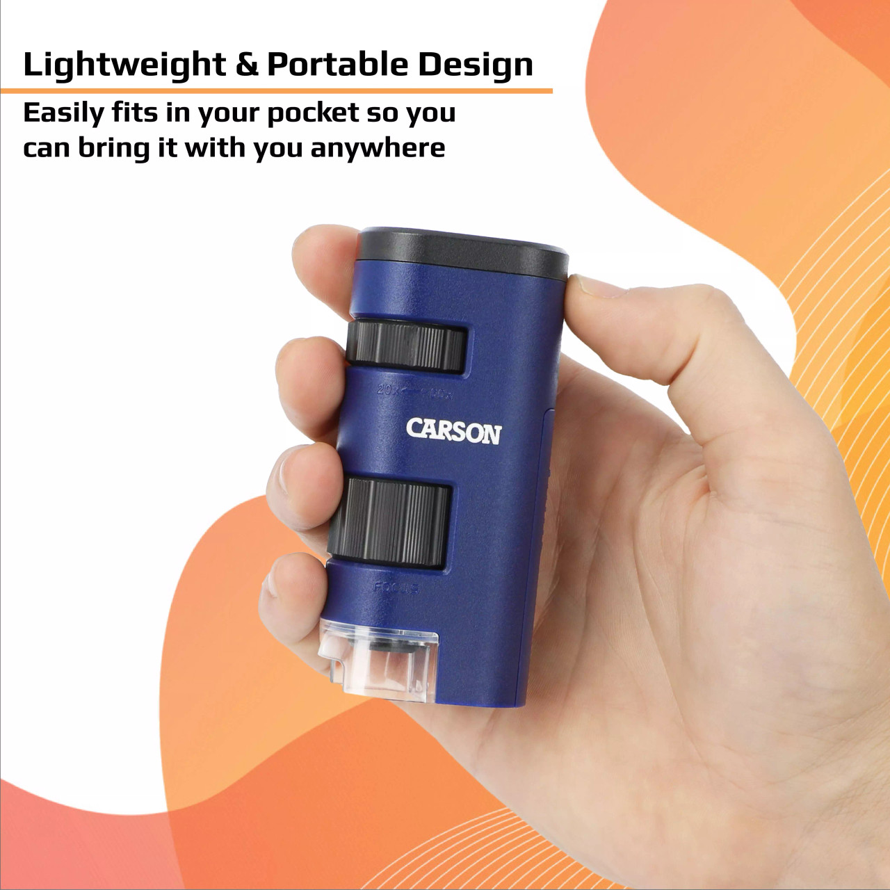 LS360 - Carson PocketMicro 20x-60x Lighted Magnifier Microscope