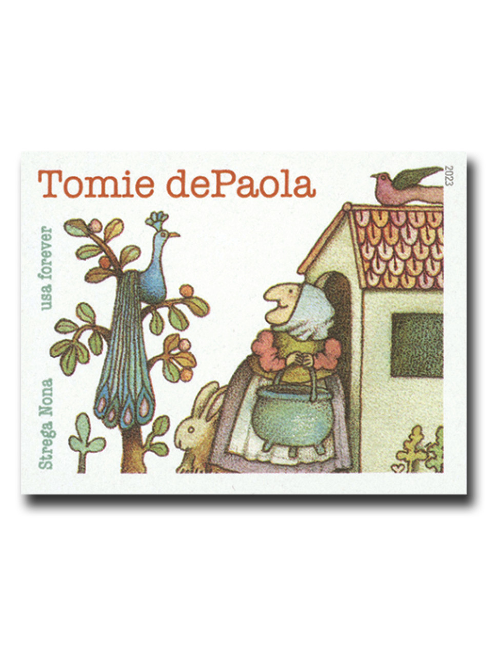 5797a - 2023 First-Class Forever Stamp - Imperforate Tomie dePaolo