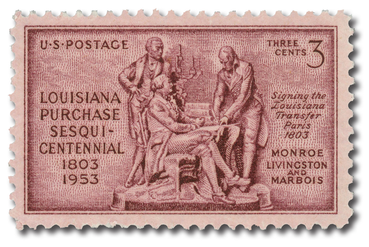 1020 - 1953 3c Louisiana Purchase - Mystic Stamp Company