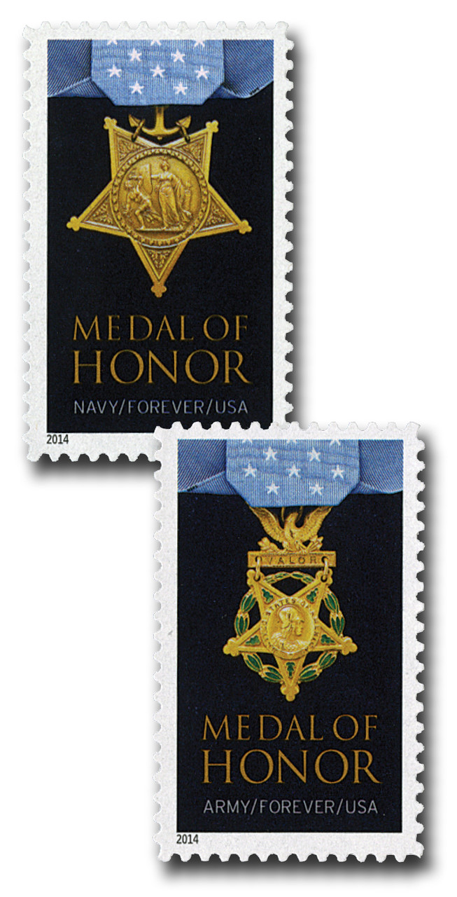 4822a-23a - 2014 First-Class Forever Stamp - The Medal of Honor
