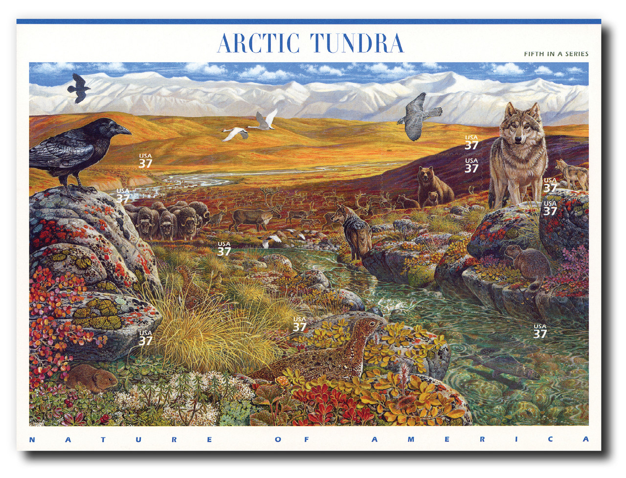 3802 - 2003 37c Nature of America: Arctic Tundra