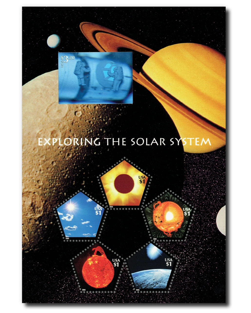 3410g - 2000 $1 Exploring the Solar System, Hologram from Escaping the Gravity of the Earth Error, Only 1 Available