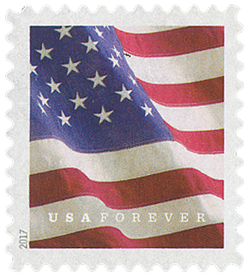 5162 - 2017 First-Class Forever Stamp - U.S. Flag (Ashton Potter