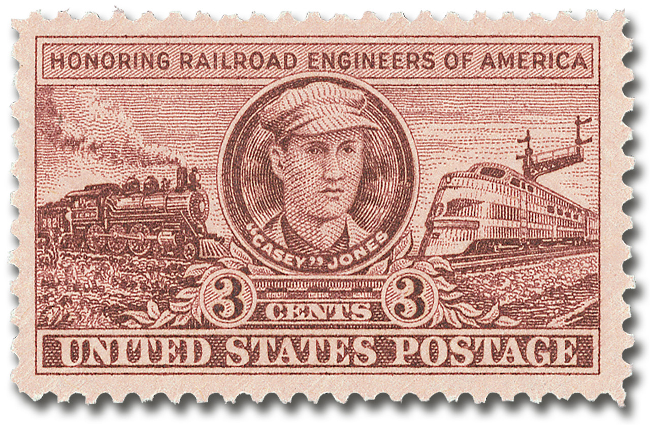 993 - 1950 3c Railroad Engineers of America - Mystic Stamp Company