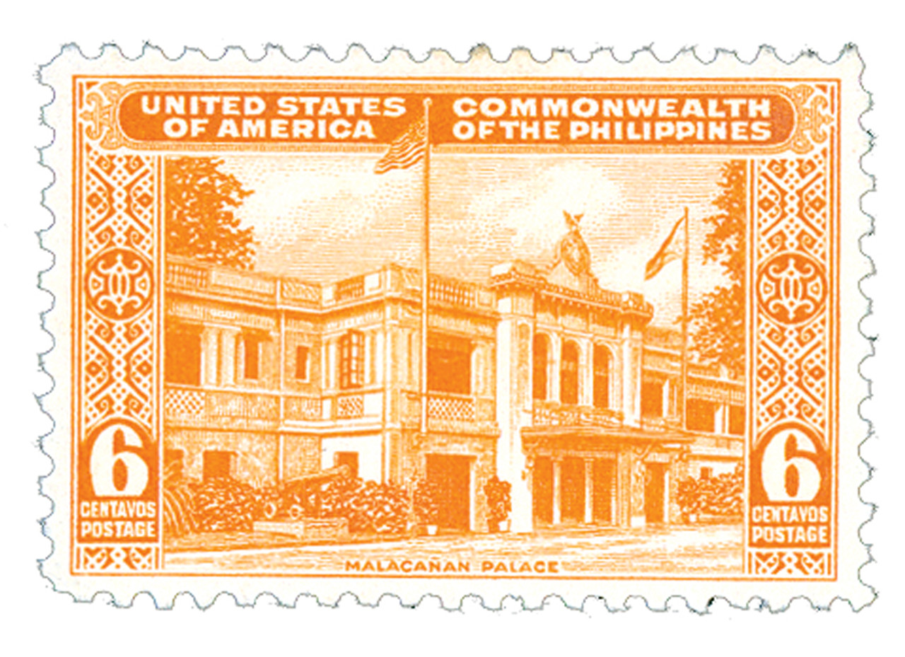 PH456 - 1939 6c Philippines, orange