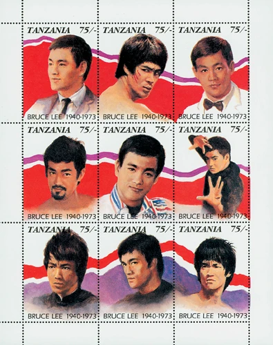 M4295 - Tanzania  Bruce Lee, sheetlet