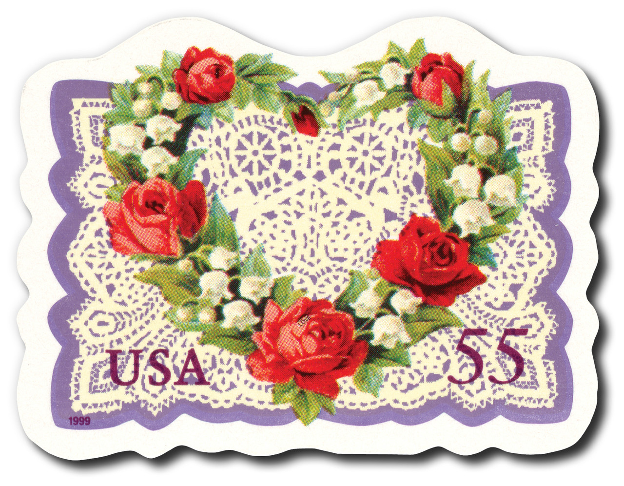 3275 - 1999 55c Love Series: Victorian Love