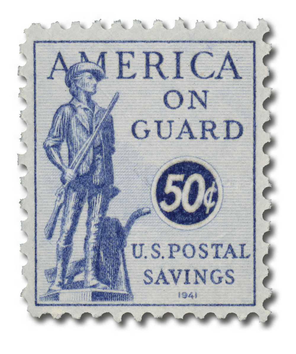 PS13 - 1941 50c Postal Savings, Ultramarine, Perf. 11x10.5