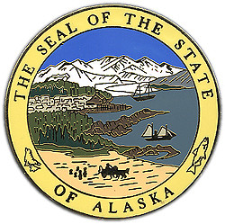 35226 - 1995 Great Seals of the 50 States: Alaska Medallion