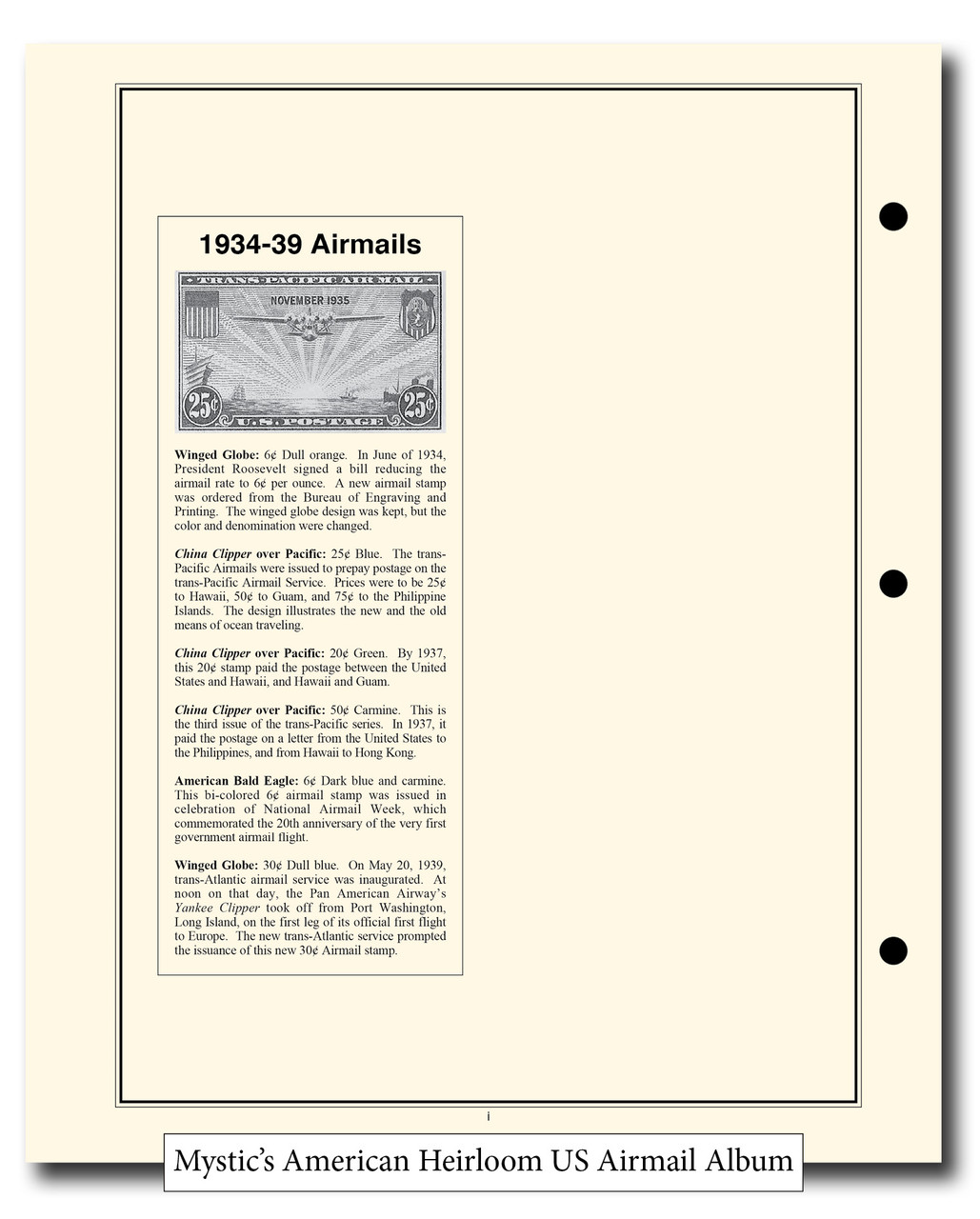 HLM009 - 1918-2012 Airmails American Heirloom Album