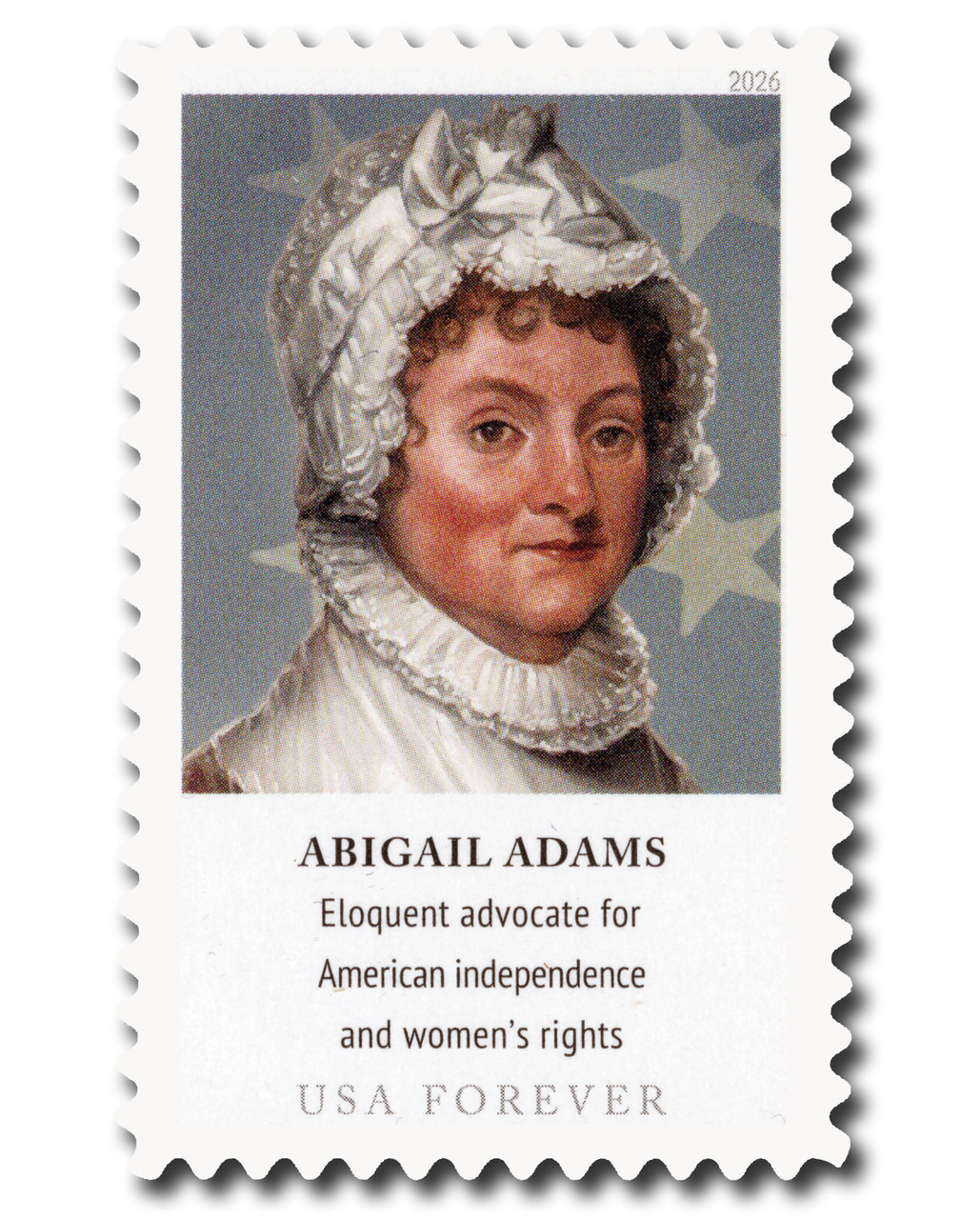 6068a - 2026 First-Class Forever Stamps - Figures of the American Revolution: Abigail Adams