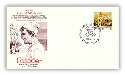 6A734 - 1977 12c "Autumn Birches" by Thomson