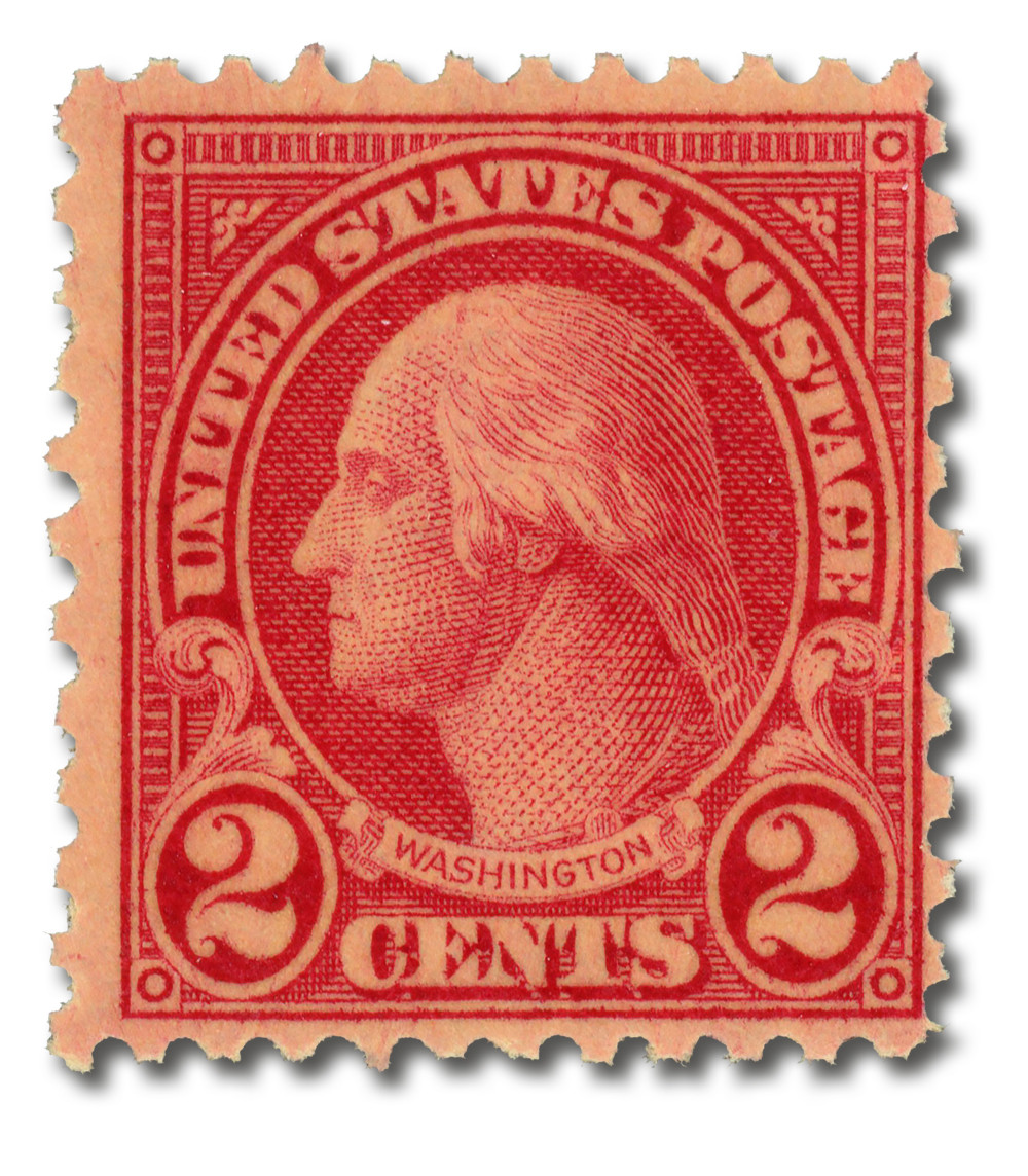 579 offer - 1923 2c Washington, Carmine, Perf. 11x10