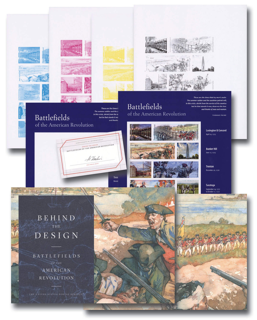 5977 offer - 2025 First-Class Forever Stamps - Battlefields of the American Revolution