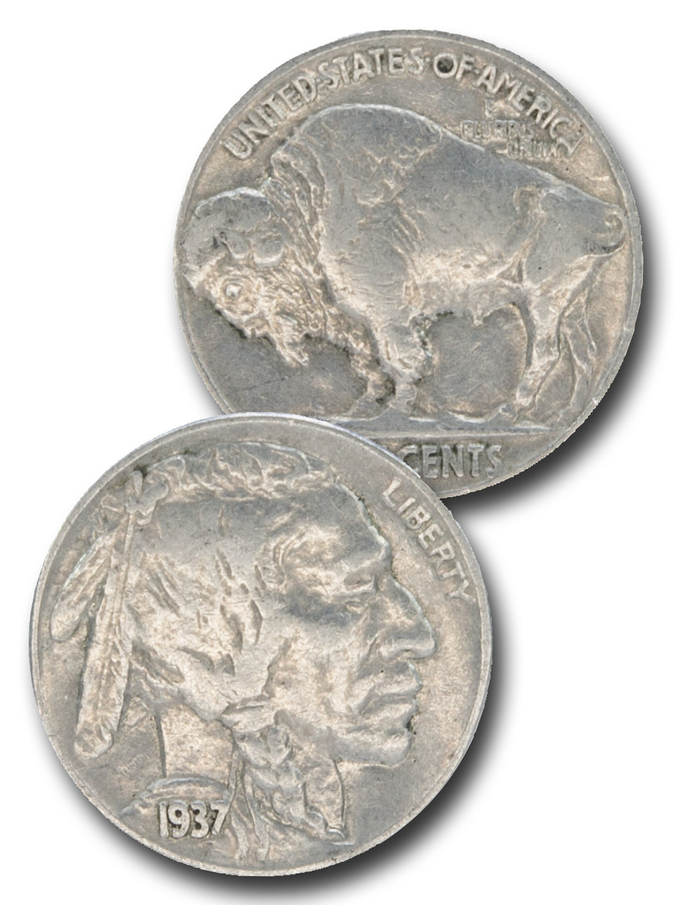 CN-937 - 1937 Buffalo Nickel - Mystic Stamp Company