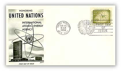 8A59 - 1958 3c Atomic Energy Agency