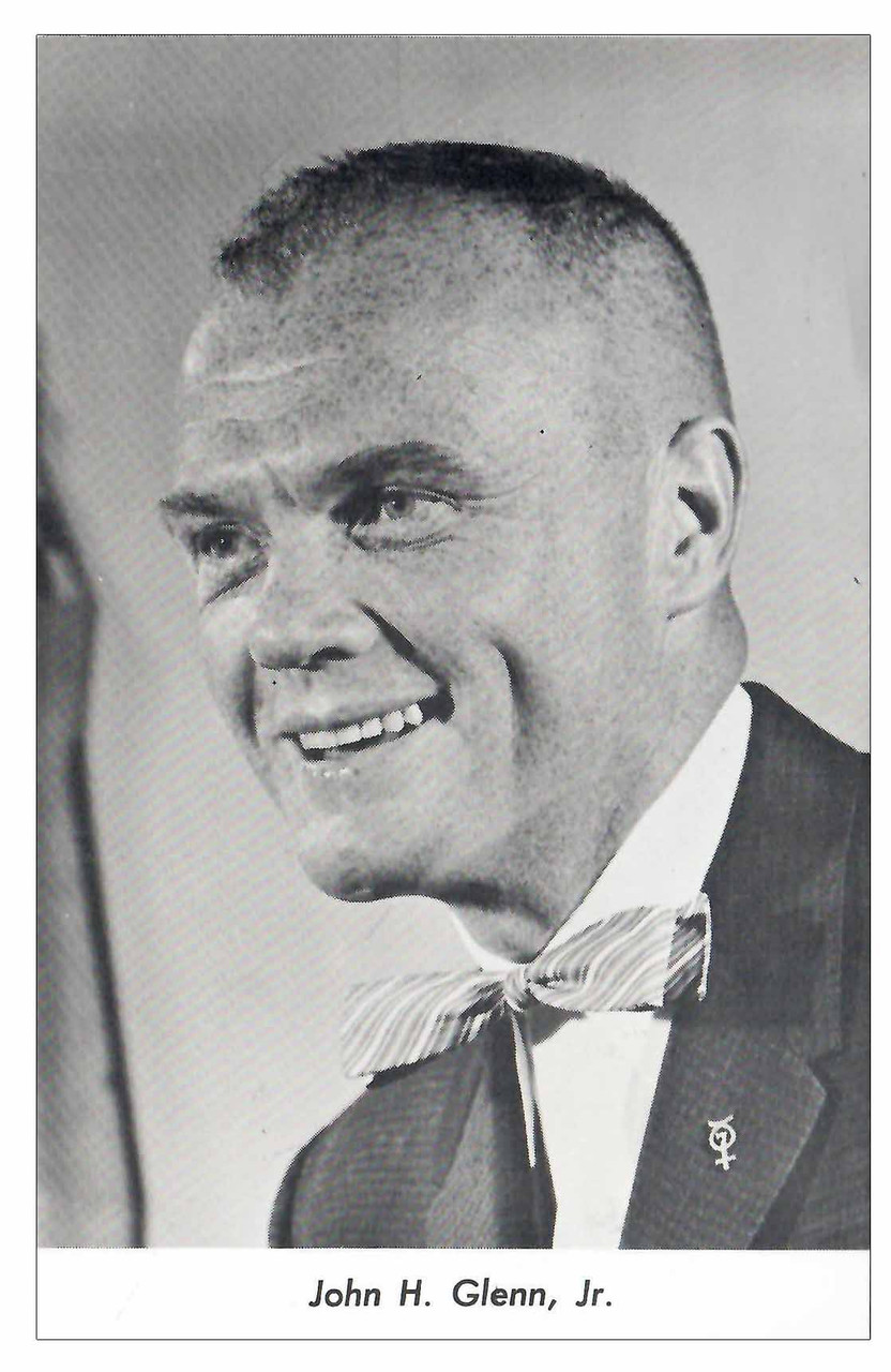 AC346 - John h. Glenn Jr. Portrait Card, no stamp