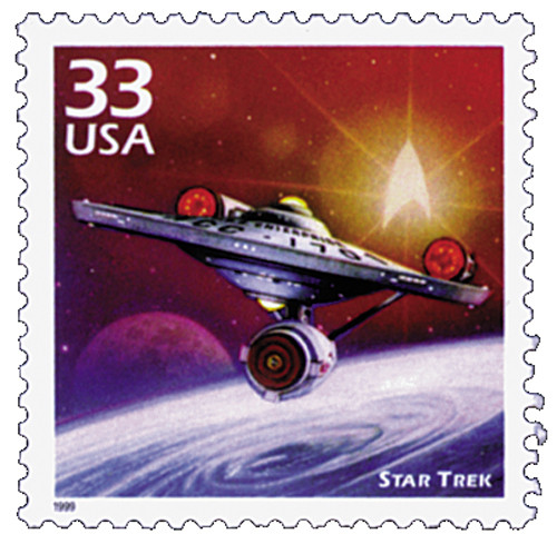 スタートレック　切手その4　Star Trek postage stamp 5132-35 - 2016 First-Class Forever Stamp - Star Trek - Mystic