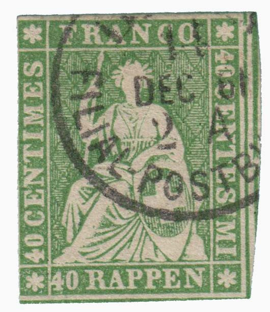 40 - 1858 Switzerland