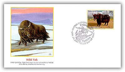7281560 - 2004 37c NY Wild Yak FDC