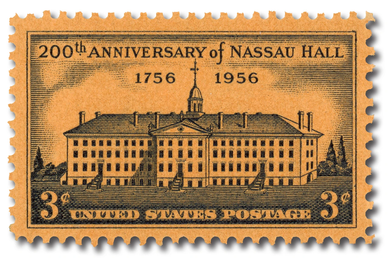 1083 - 1956 3c Nassau Hall