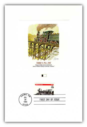4902661 - 1994 Locomotives - Eddy's No. 242 Proofcard