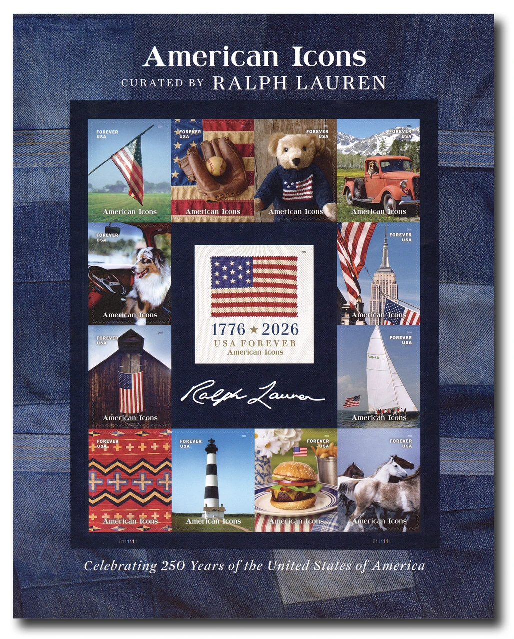 6106 - 2026 First-Class Forever Stamps - American Icons: Created by Ralph Lauren