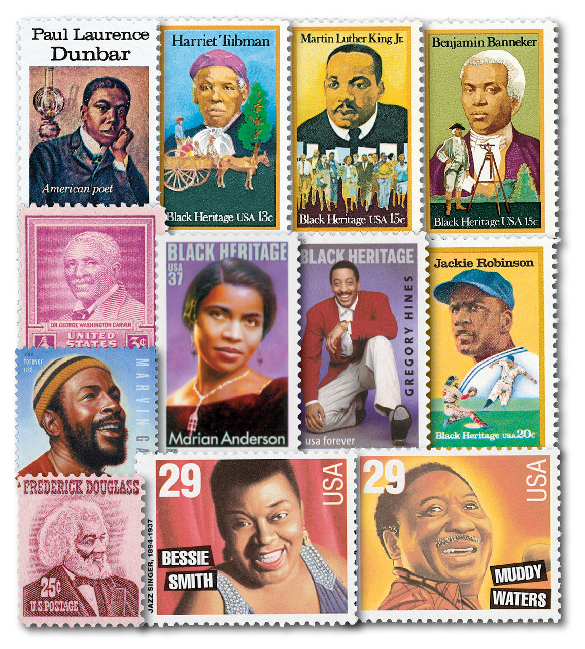 KB201 - Black Heritage Stamps - Mystic Stamp Company