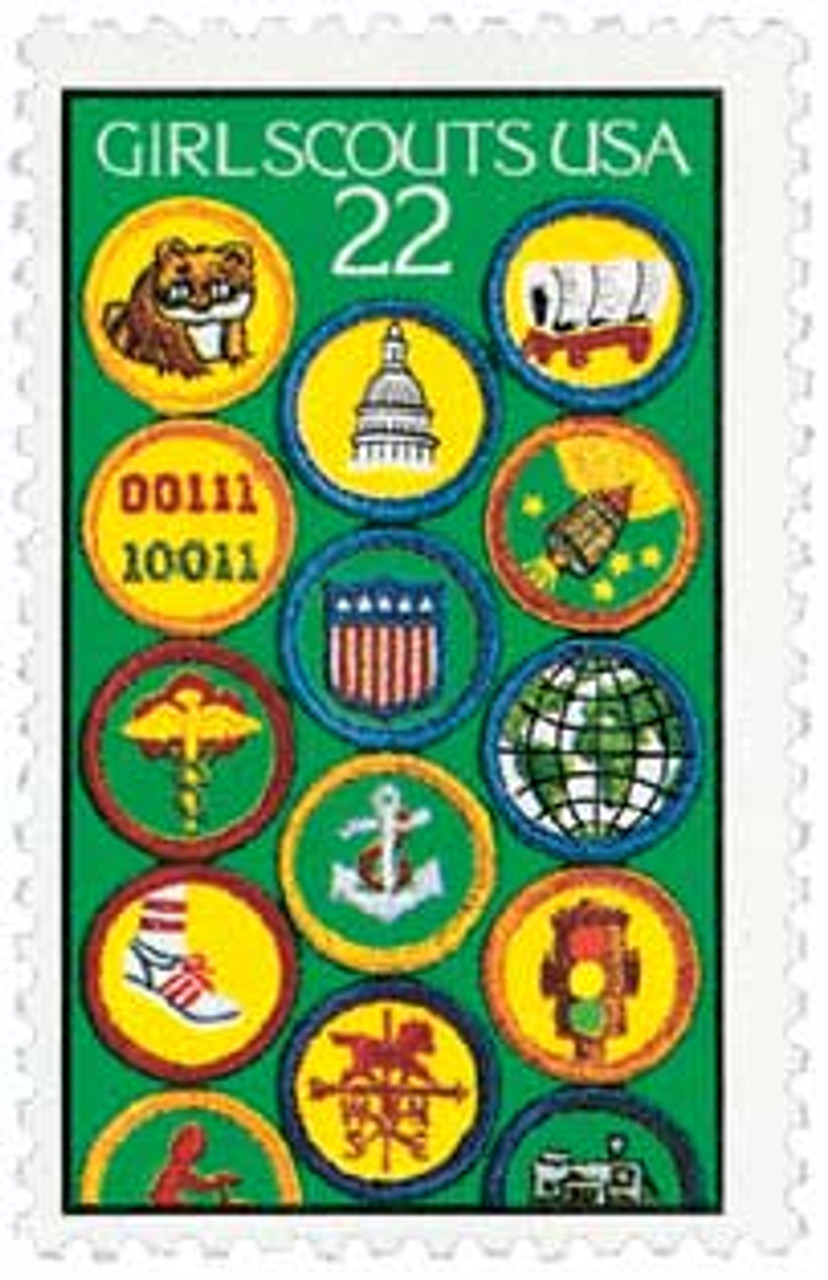 2251 - 1987 22c Girl Scouts