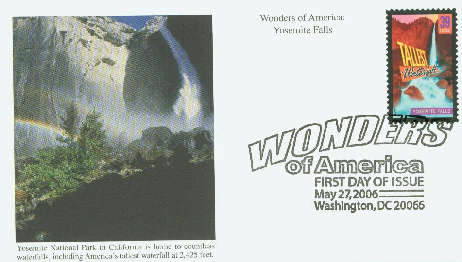 4050 - 2006 39c Yosemite Falls, Tallest Falls