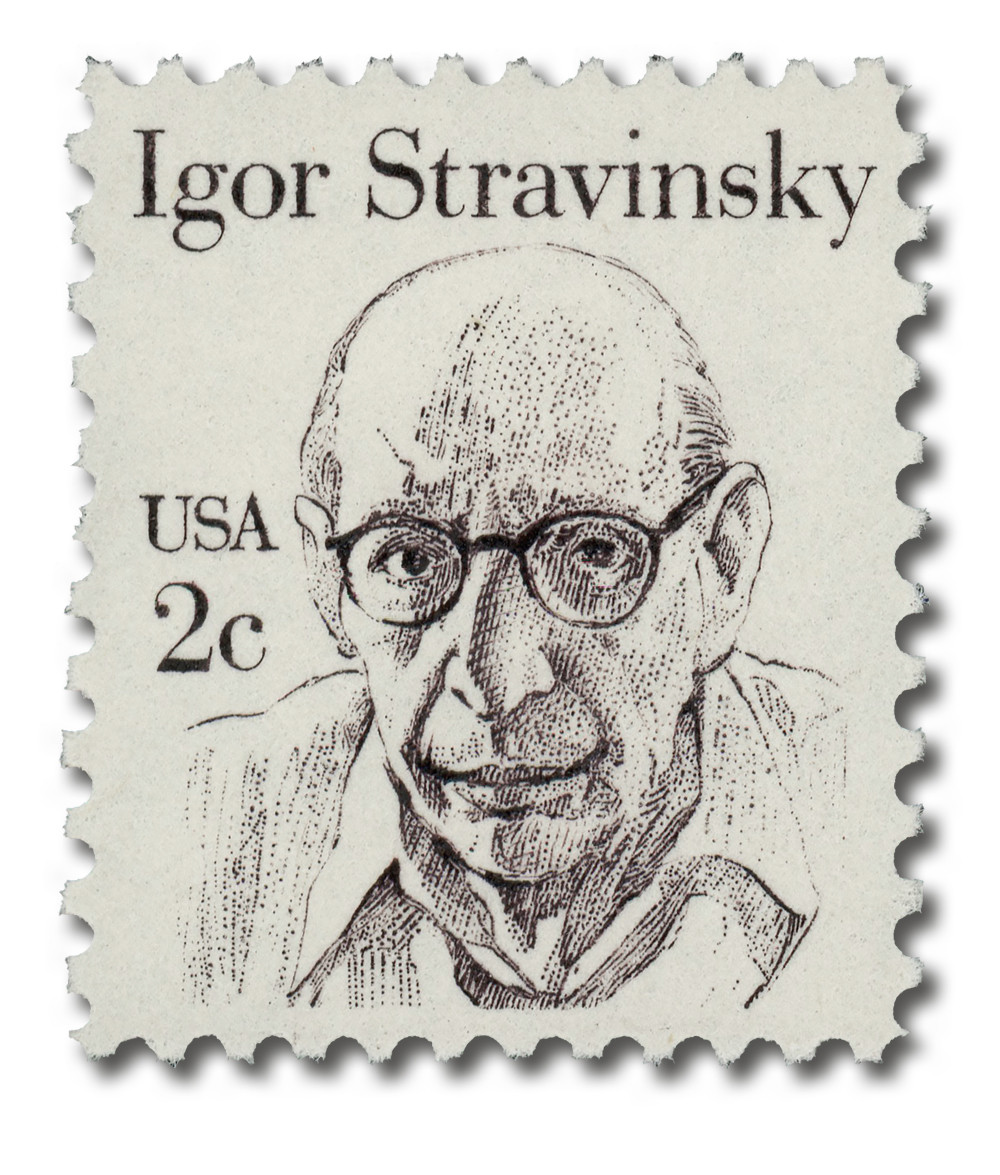 1845 - 1982 2c Great Americans Series: Igor Stravinsky