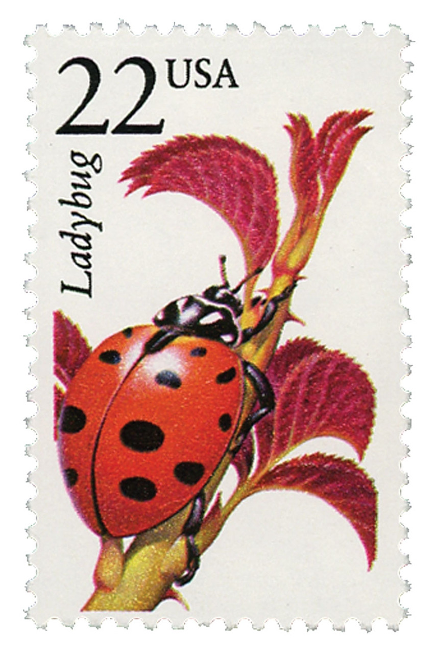 2315 - 1987 22c North American Wildlife: Ladybug