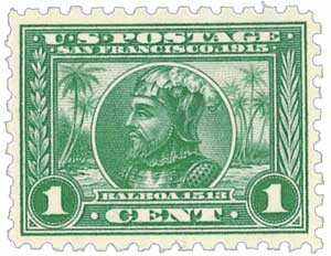 その他 agamu 1934 401 - 1913 1c Vasco Nunez de Balboa, Green, Perf. 10 - Mystic