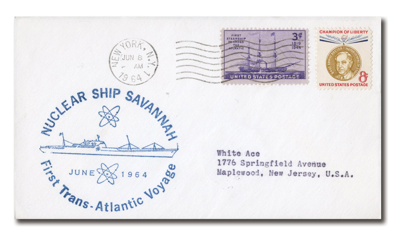 AC160 - 06/08/1964 USA, Nuclear Ship Savannah First Trans-Atlantic