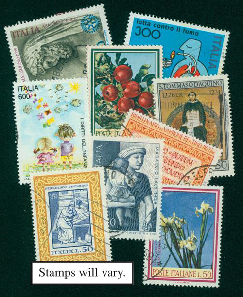 MP1571 - Italy Pictorials, 500 Different Stamps