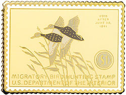 35150 - 1996 1940 Federal Duck Cloisonne Medallion