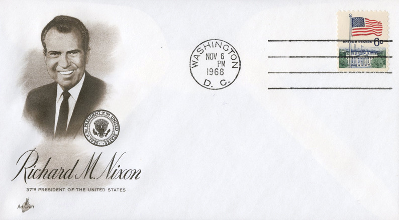 AC596 - 12/6/1968, USA, Richard M. Nixon 37th President
