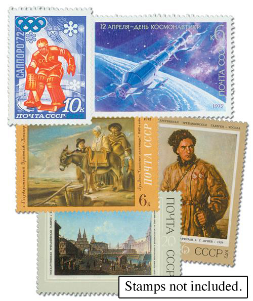 SUM72 - 1972 Soviet Union Year Set Mounts (109)