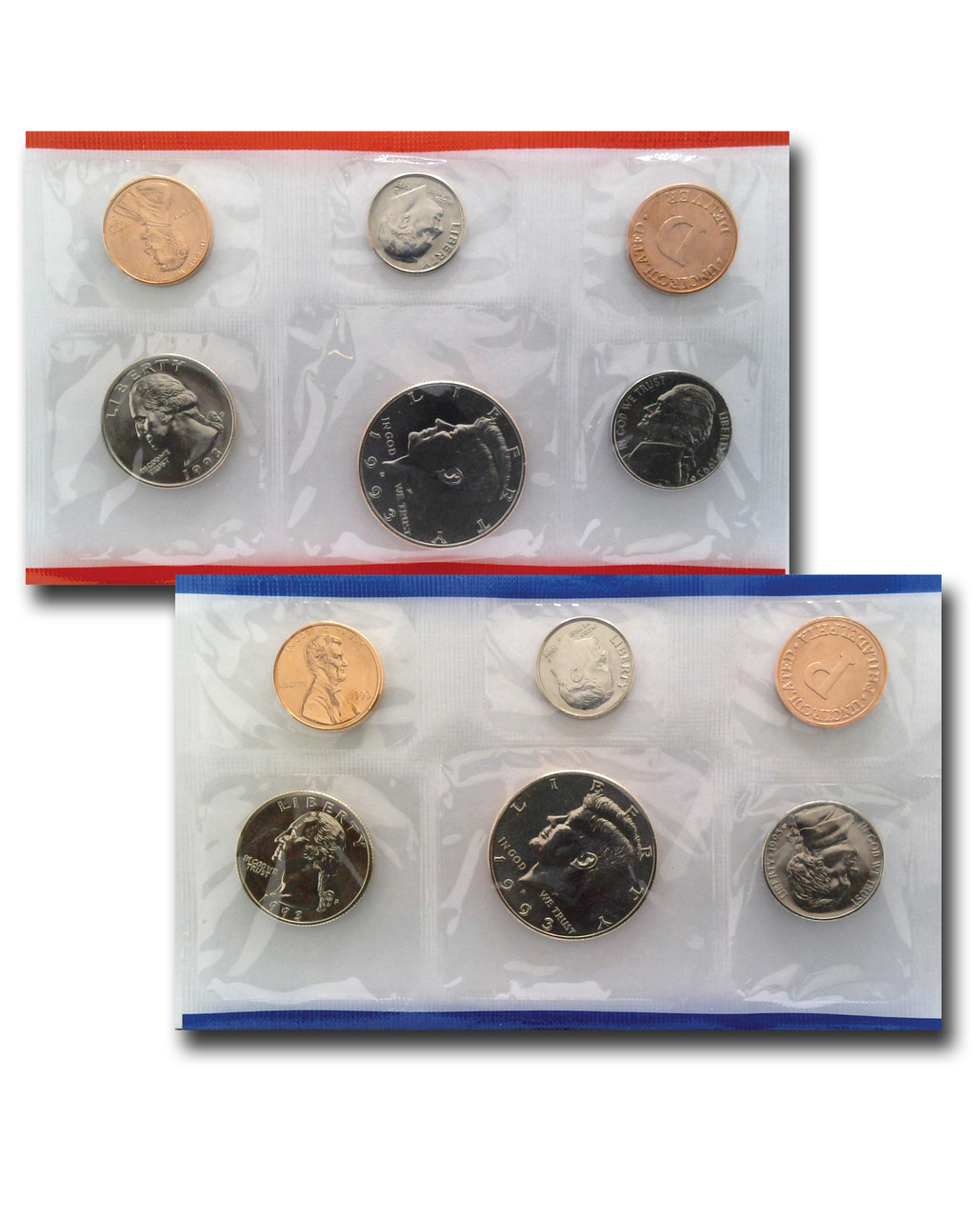 CN1993M - 1993 United States Mint Set, Denver & Philadelphia Mint Marks