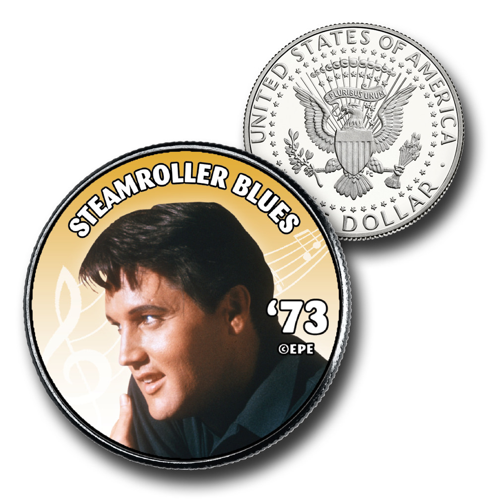 CNS2042 - Elvis Presley "Steamroller Blues" US Half Dollar Commemorative Coin