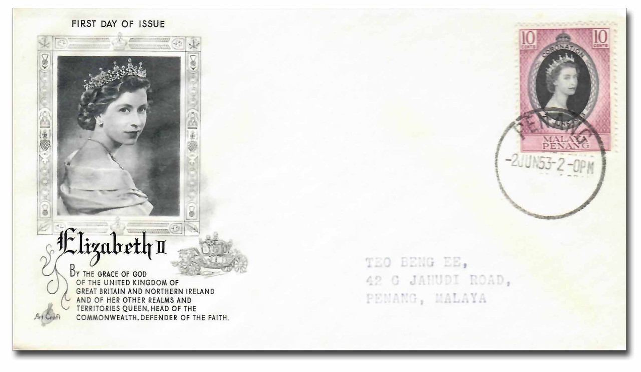 27 - 1953 Malaya Penang