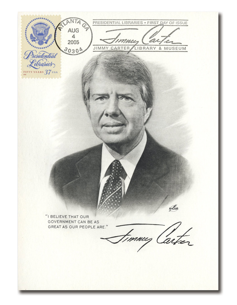 AC709 - Jimmy Carter, 8/4/2005, Presidential Libraries, #3930