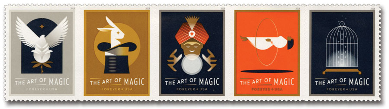 5301-05 - 2018 First-Class Forever Stamp - The Art of Magic