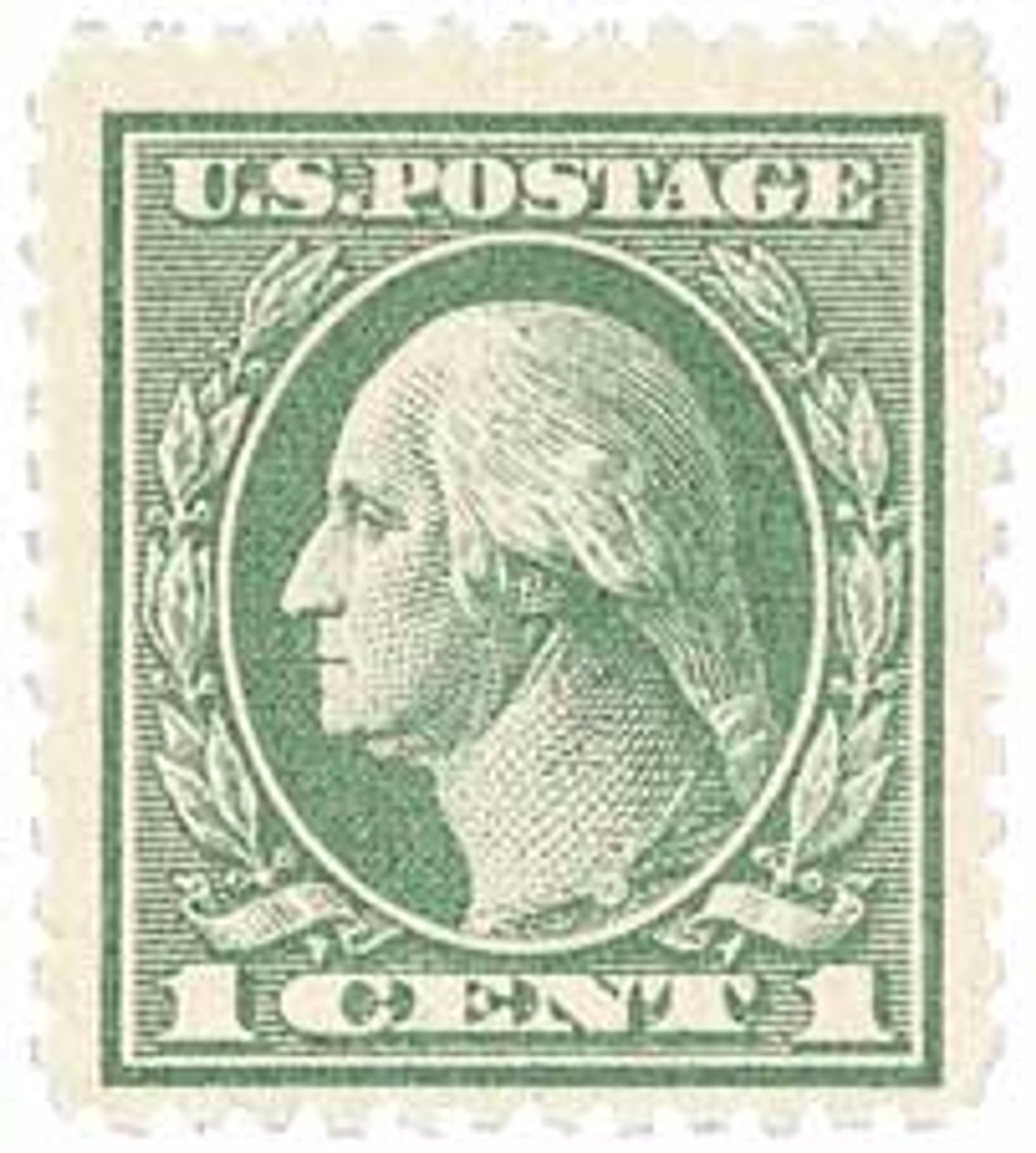536 - 1919 1c Washington, Gray Green, Offset Printing
