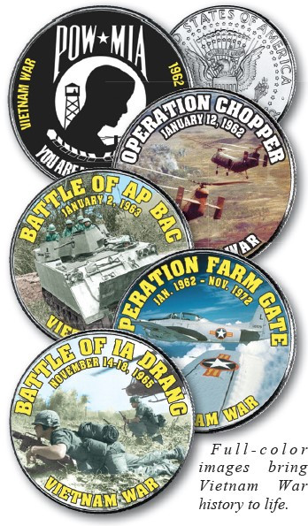 JQ200 - Five Vietnam War Coins