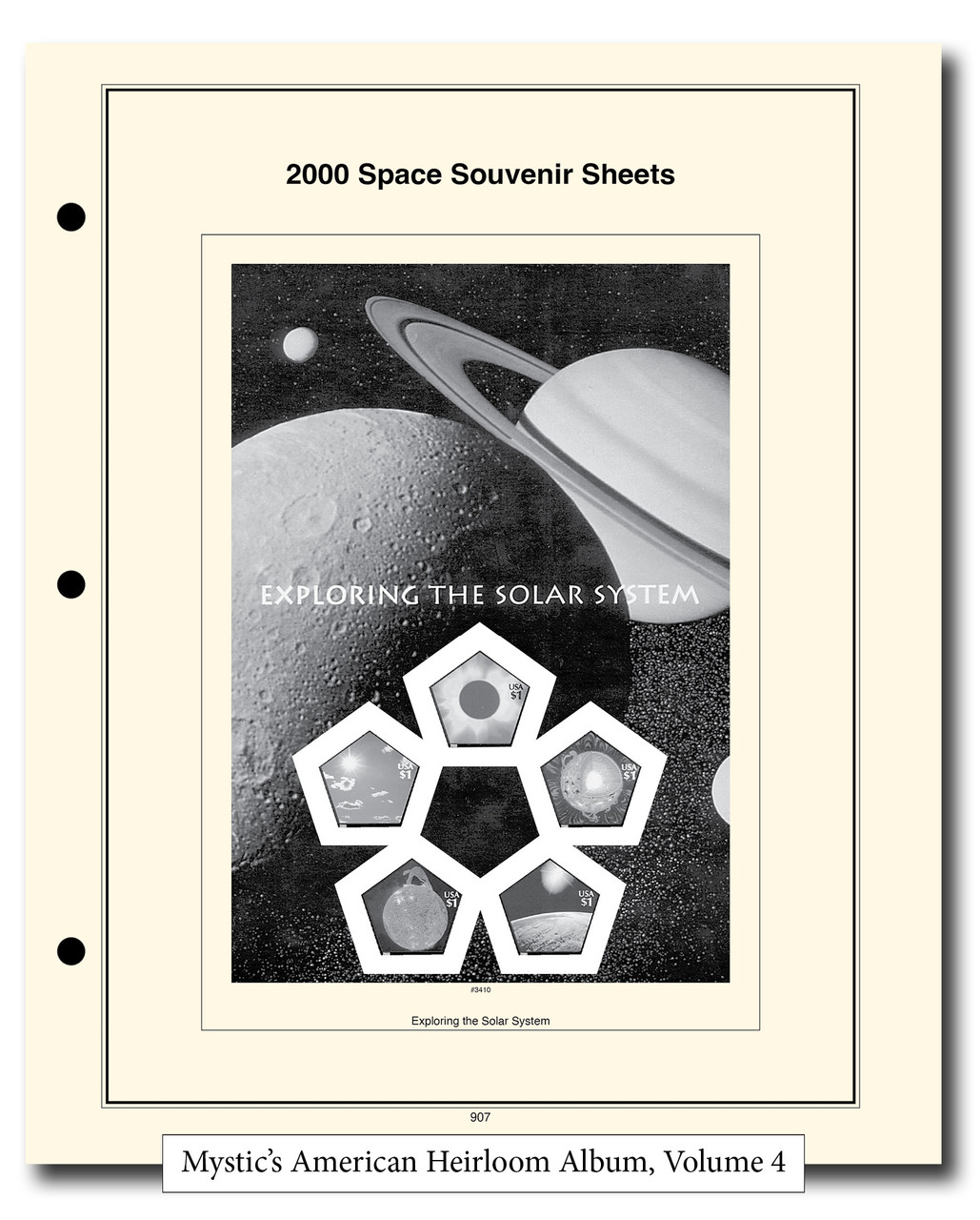 HLM900 - American Heirloom Album Collection-6-Volumes US Stamps, 2 Vol. Back-of-the-Book, 1 Vol. Imperforates & 1 Vol. US Sheets