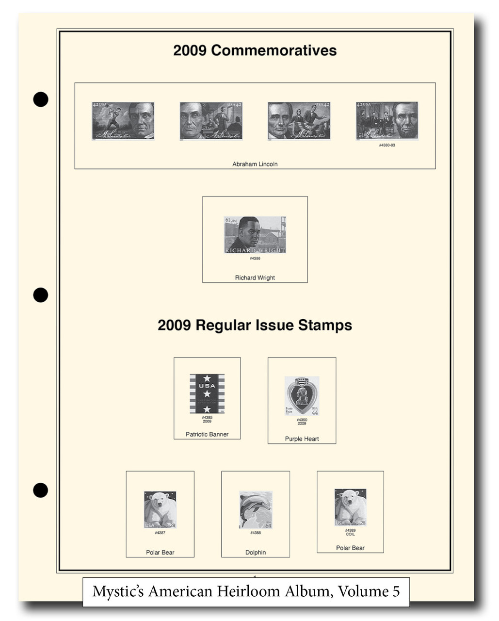 HLM000 - 1847-Present Complete Set of Six American Heirloom Albums for US Stamps